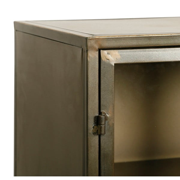 Aranyszínű fém tálalószekrény 123,5x91,5 cm Dagenham – Côté Table-image-4