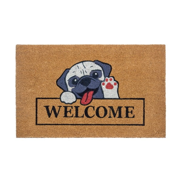 Kókuszrost lábtörlő 75x45 cm Welcome & Dog - Hanse Home