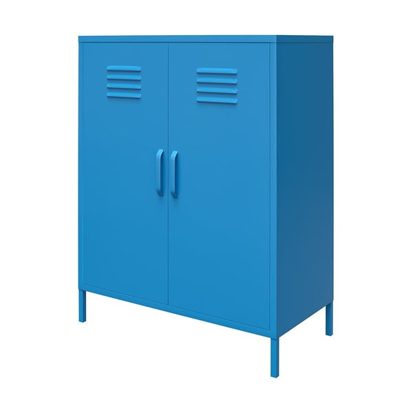 Cache kék fém szekrény, 80 x 102 cm - Novogratz-image-1