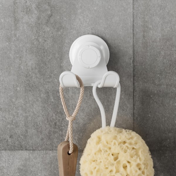 Fehér öntapadós újrahasznosított műanyag akasztó Flex Adhesive – Umbra-image-2