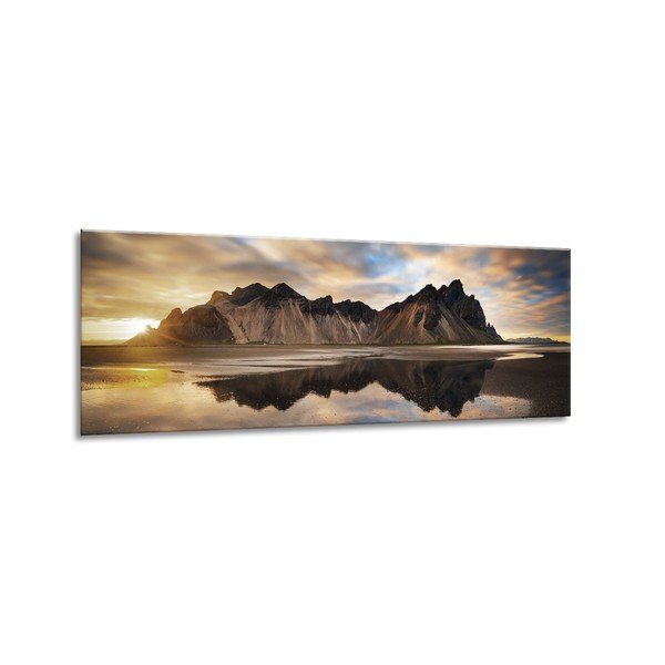 Glas Views Iceland kép, 50 x 125 cm - Styler-image-1