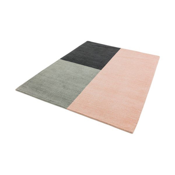Blox rózsaszín-szürke szőnyeg, 200 x 300 cm - Asiatic Carpets-image-2