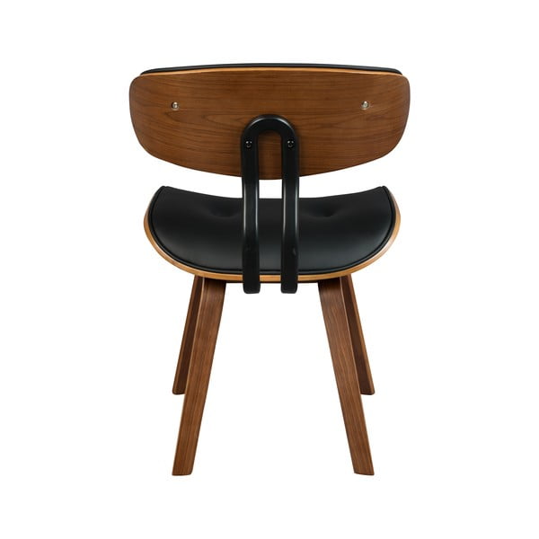 Wallnut fekete szék - Dutchbone-image-3