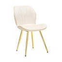 Krémszínű étkezőszék szett 2 db-os Paris – Mauro Ferretti