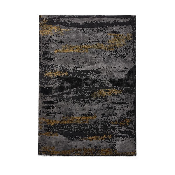 Fekete-aranyszínű szőnyeg 160x230 cm Craft – Think Rugs