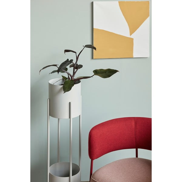 Stand fehér fém virágtartó állvány, magasság 1 m - Hübsch-image-2