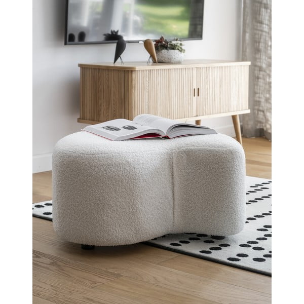 Fehér buklé puff Miuf – Miuform-image-1