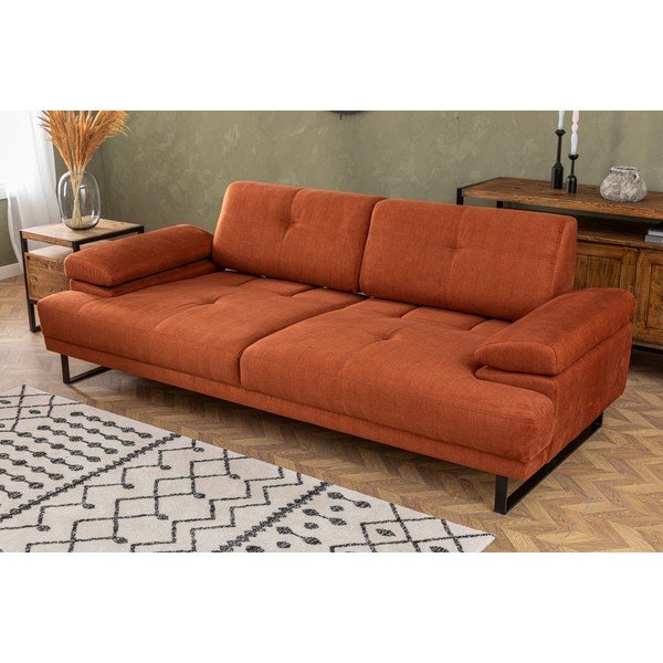 Narancssárga kanapé 239 cm Mustang – Balcab Home-image-3