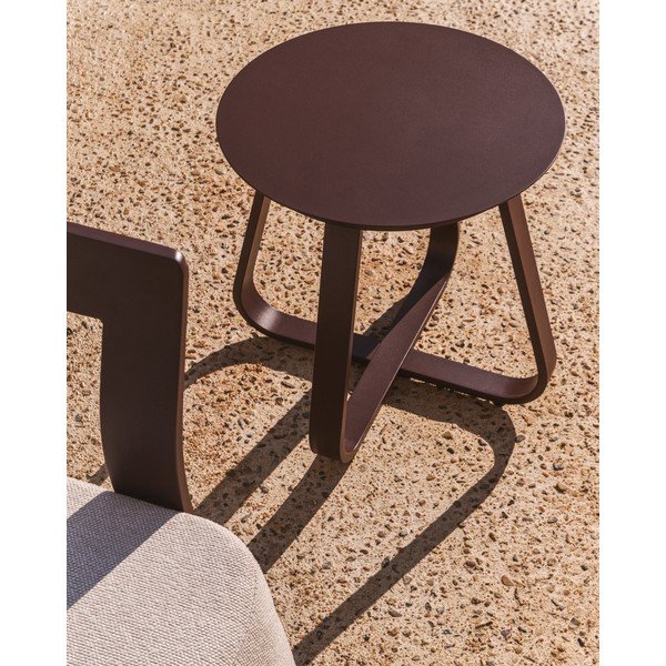 Fém kerek kerti kisasztal ø 48 cm Tamaris – Kave Home-image-3