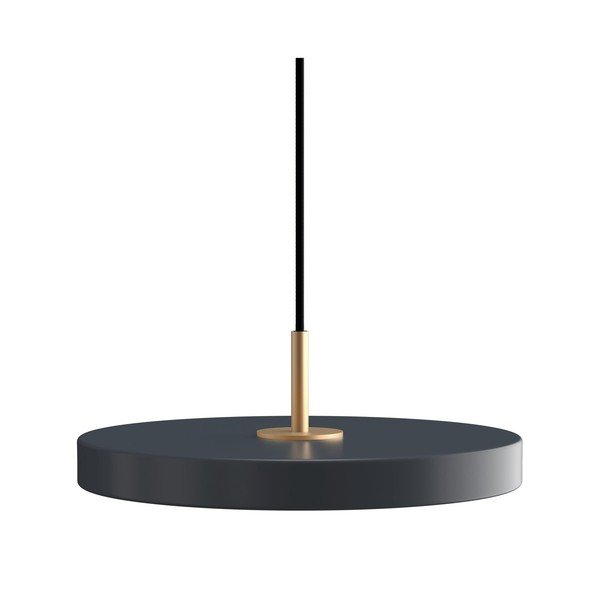 Antracitszürke fém LED dimmelhető függőlámpa fém búrával ø 31 cm Asteria Plus – UMAGE