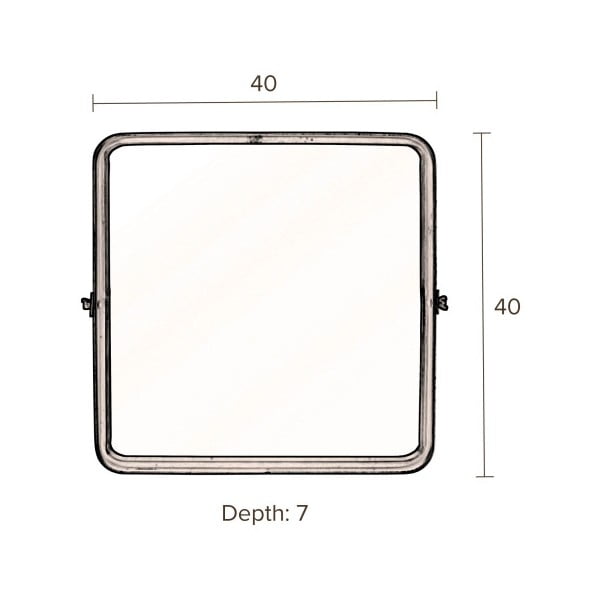 Poke tükör, magasság 40,5 cm - Dutchbone-image-1
