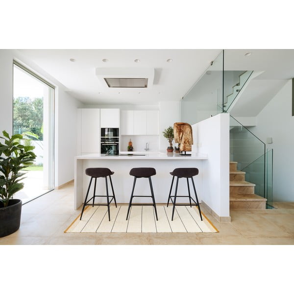 Okkersárga-krémszínű kültéri-beltéri szőnyeg 140x200 cm Belle Ochre – Pappelina-image-2