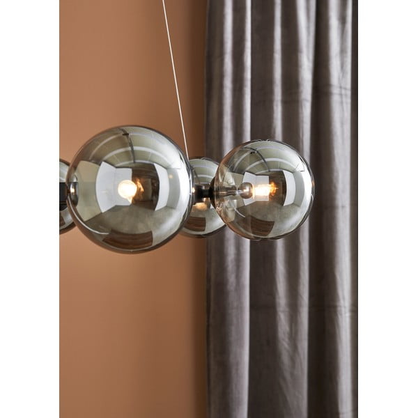 Circle 6L mennyezeti lámpa fekete konstrukcióval - Markslöjd-image-1