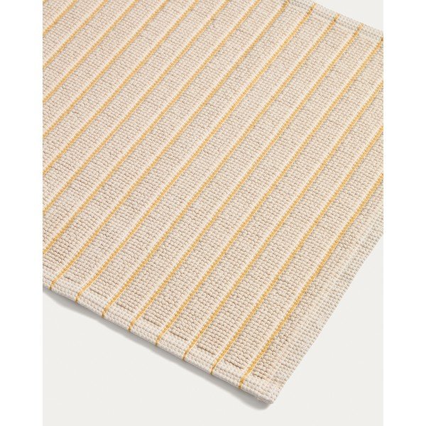 Sárga-bézs textil fürdőszobai kilépő 50x80 cm Merade – Kave Home-image-1
