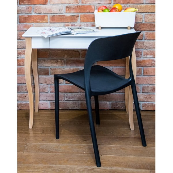 Lillo fehér íróasztal, hosszúság 85 cm - Ragaba-image-1