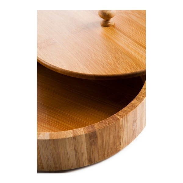 Pekit bambusz tortilla-tartó doboz, 20 x 20 cm - Bambum-image-1