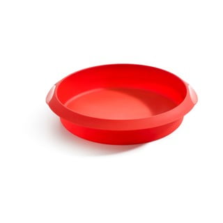 Piros szilikon sütőforma, ⌀ 26 cm - Lékué