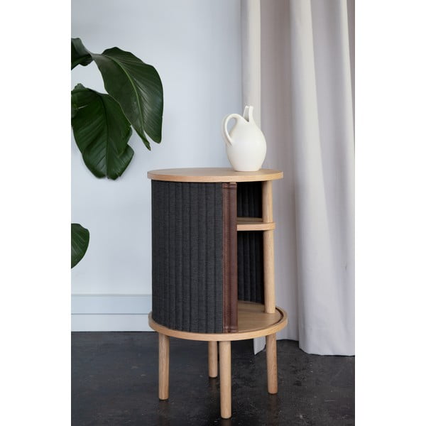 Tölgyfa kerek tárolóasztal ø 38 cm Audacious – UMAGE-image-1