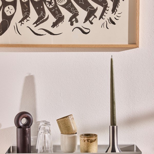 Ezüstszínű fém fali polc 50 cm Bakku – OYOY Living Design-image-3