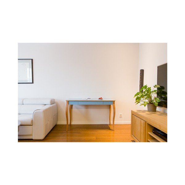 Lillo sötéttürkiz íróasztal, hosszúság 85 cm - Ragaba-image-2