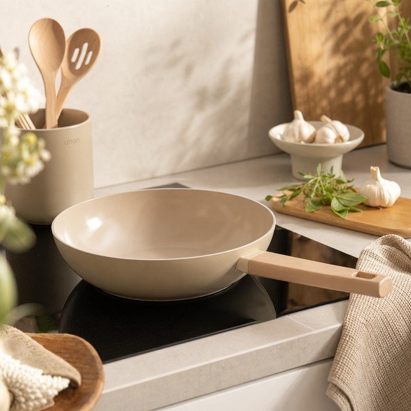 Wok serpenyő kerámia felülettel ø 30 cm Ecrina – Orion-image-2