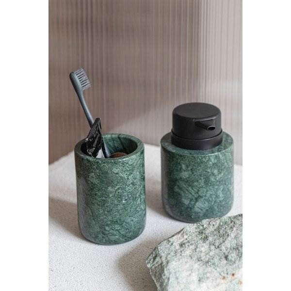 Sötétzöld márvány fogkefetartó pohár Marble – Mette Ditmer Denmark-image-2
