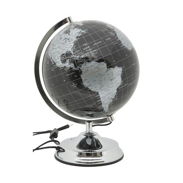 Globe Silver földgömb alakú asztali lámpa, ø 25 cm - Mauro Ferretti-image-3