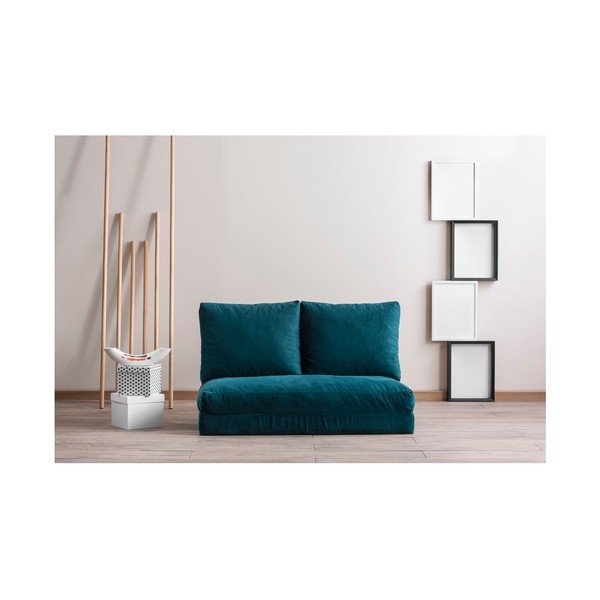 Petróleumkék kinyitható kanapé 120 cm Taida – Balcab Home-image-1