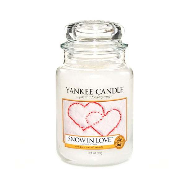 Illatos gyertya égési idő 110 ó Snow in Love – Yankee Candle
