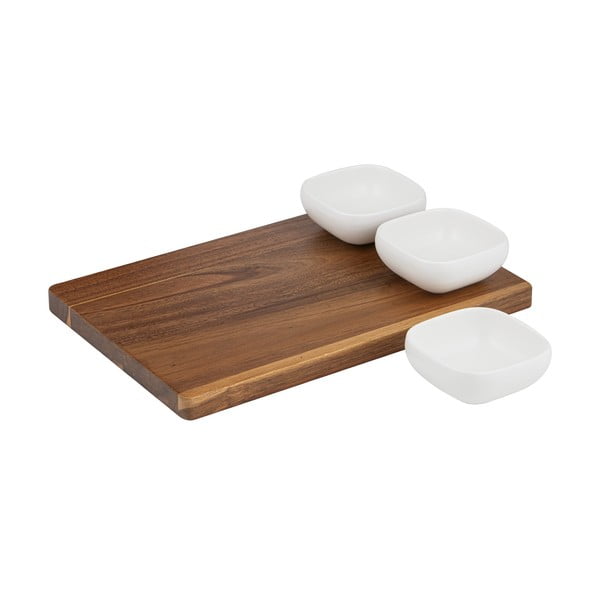 Fehér porcelán szervírozó készlet 6 db-os Essentials – Ladelle-image-2