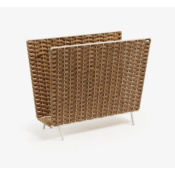 Műrattan újságtartó állvány Shibori – Kave Home-image-2