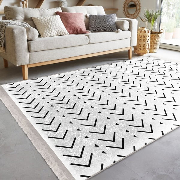 Fehér szőnyeg 160x230 cm – Mila Home-image-2