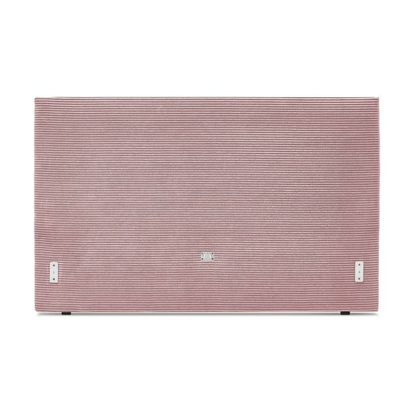 Rózsaszín kárpitozott franciaágy ágyráccsal 160x200 cm Anja – Bobochic Paris-image-3