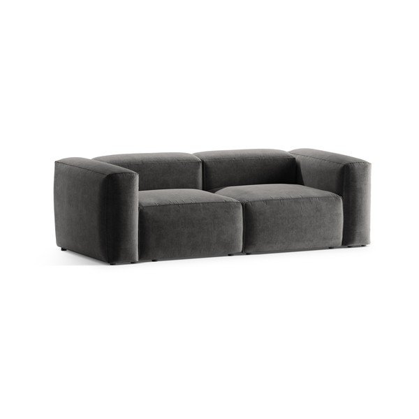 Sötétszürke kanapé 224 cm Bergamo – Cosmopolitan Design-image-2