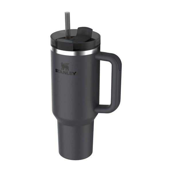Fekete rozsdamentes acél termosz szívószállal 1,18 l Quencher H2.0 FlowState Tumbler Black – Stanley-image-3
