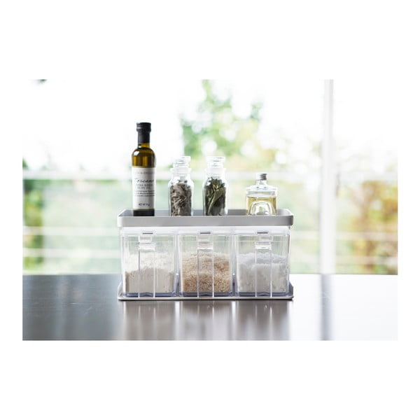 Liszttartó-őrölt élelmiszer tartó doboz szett 3 db-os Tower – YAMAZAKI-image-3