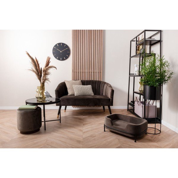 Mesh bézs-fehér pamut párna, 45 x 45 cm - PT LIVING-image-1