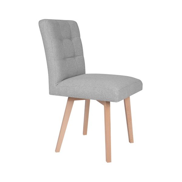Tulip világosszürke étkezőszék - Mazzini Sofas-image-1