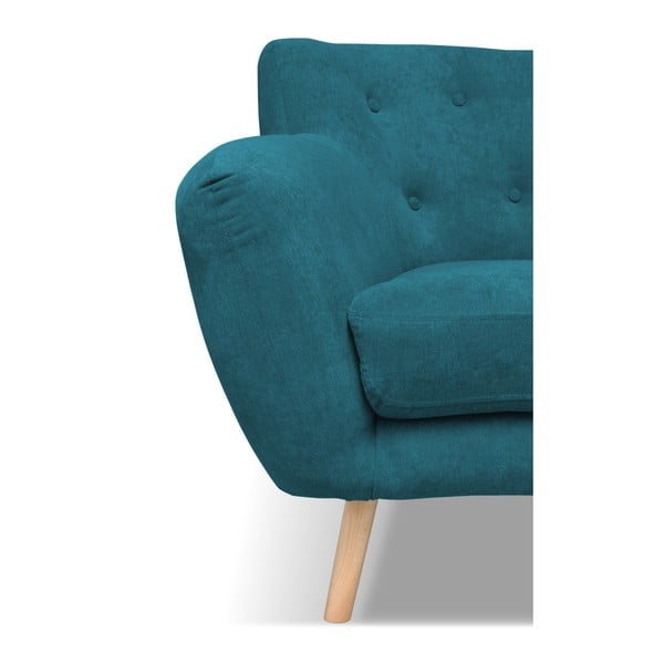 London türkizkék kanapé, 192 cm - Cosmopolitan design-image-3