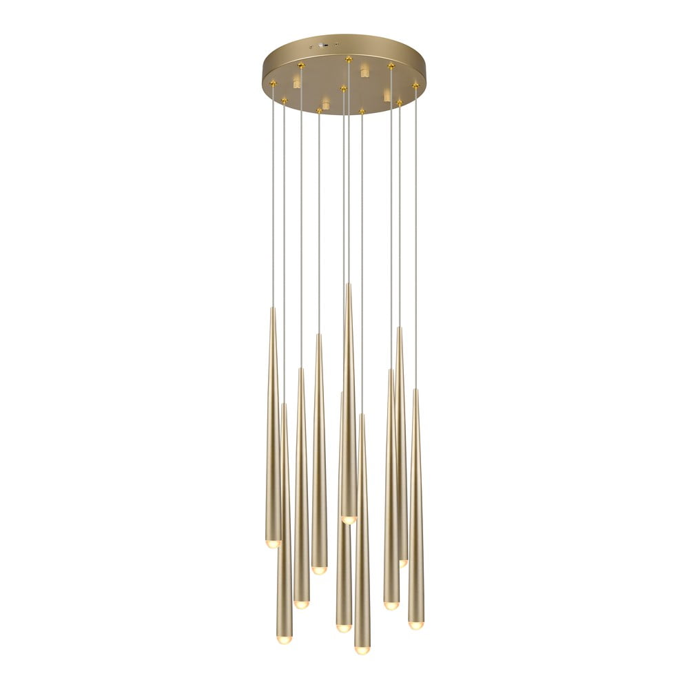 Aranyszínű LED függőlámpa ø 30 cm Cala Trio Select