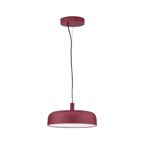 Borvörös alumínium LED dimmelhető függőlámpa ø 40 cm Noelia – Nova Luce