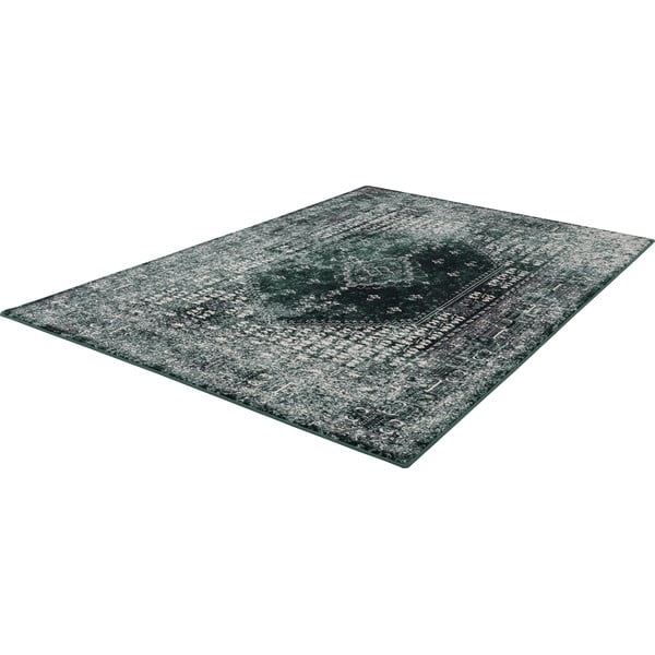 Petróleumkék gyapjú szőnyeg 160x240 cm Eve – Agnella-image-4