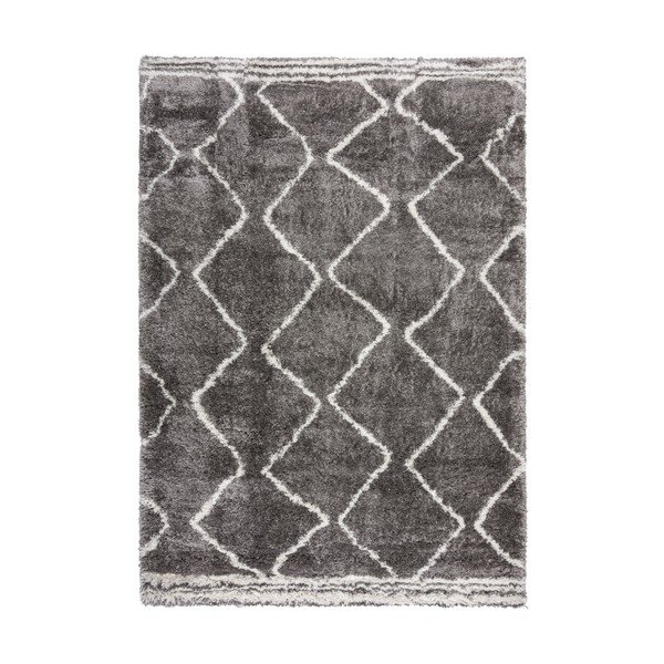 Szürke szőnyeg 200x290 cm Riad Berber – Flair Rugs
