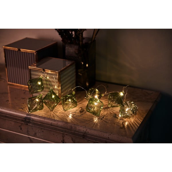 Nellie Green világító LED fényfüzér, hosszúság 180 cm - Sirius