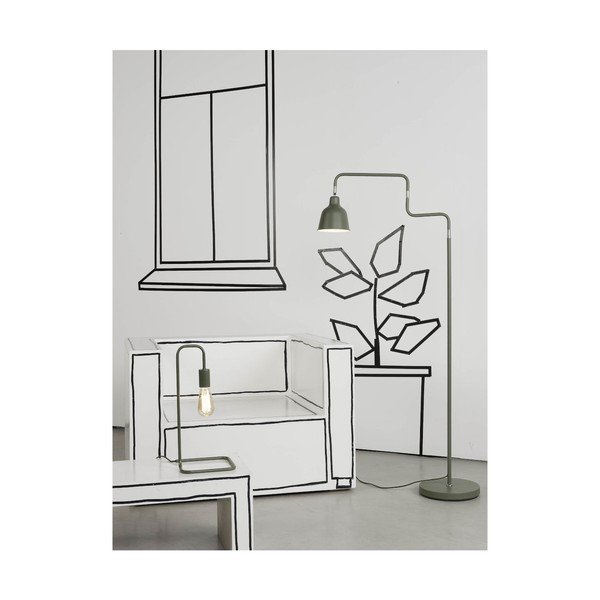 Zöld állólámpa fém búrával (magasság 150 cm) London – it's about RoMi-image-2