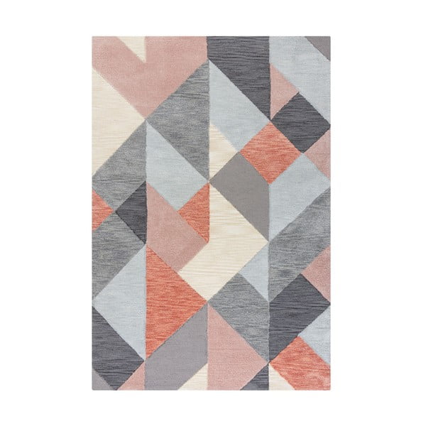 Icon szürke-rózsaszín szőnyeg, 160 x 230 cm - Flair Rugs