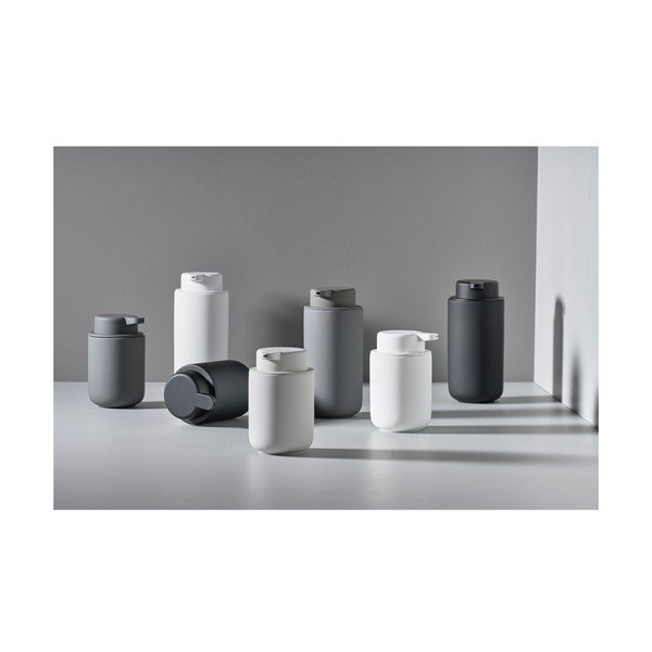 Fekete agyagkerámia szappanadagoló 450 ml Ume – Zone-image-1