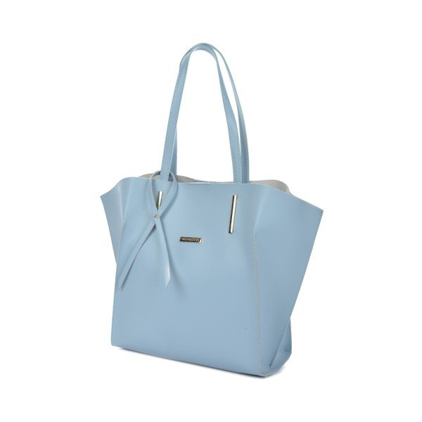 Caritta világoskék bőr kézitáska - Mangotti Bags-image-1