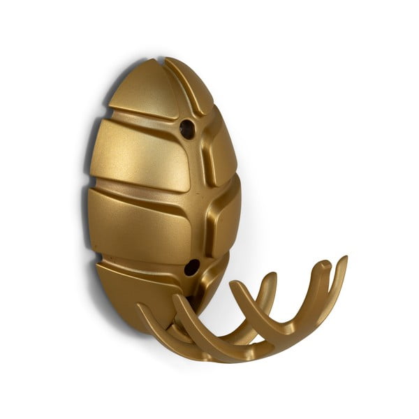 Aranyszínű fali műanyag akasztó Bug – Spinder Design-image-2