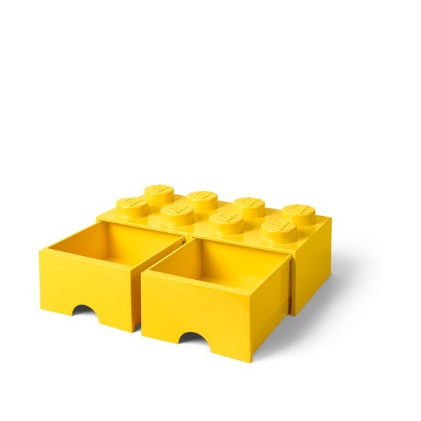 Sárga 2 fiókos tárolódoboz - LEGO®-image-2